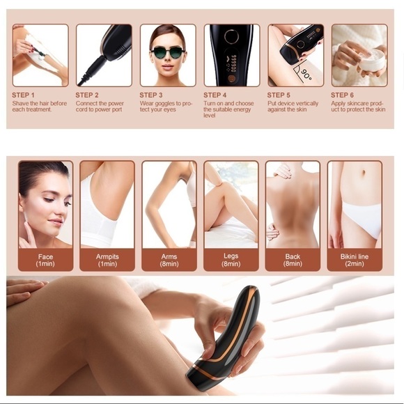Brand New IPL Permanent Laser Hair Removal Device Painless 999,900 Flashes - Picture 12 of 14